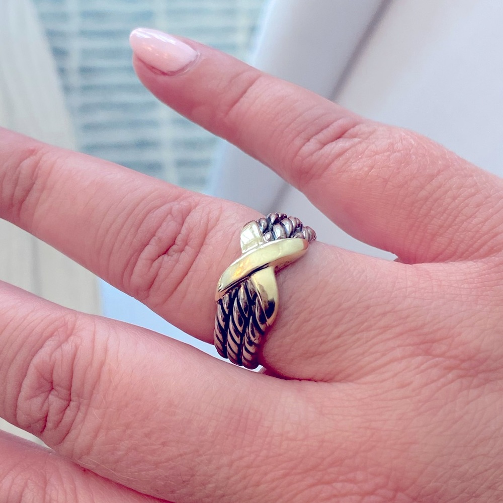 David Yurman X Cable Ring